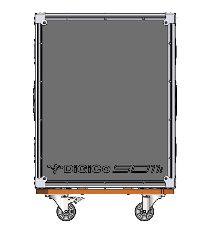 Flight Case With Removable Caster Board