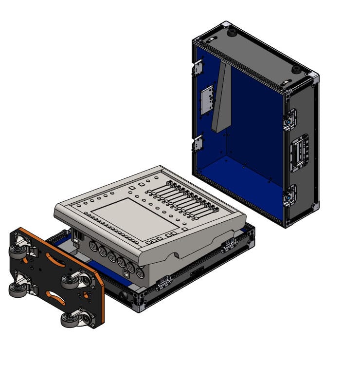 Flight Case With Removable Caster Board For Digico Sd11I: The Perfect Blend Of Mobility And Protection 1 Flight Case With Removable Caster Board