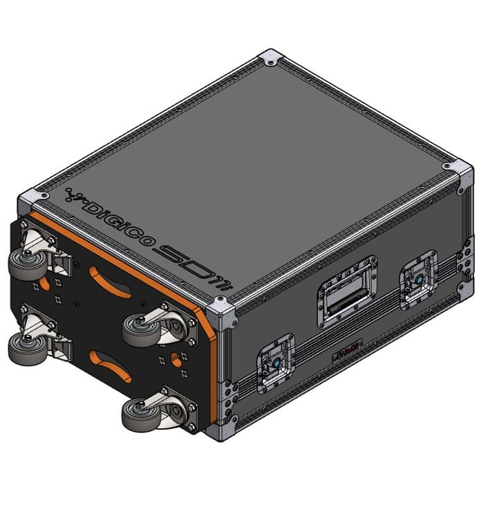Flight Case With Removable Caster Board
