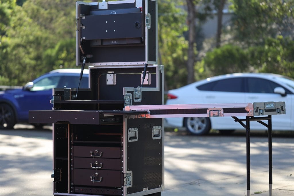 Workstation Case Fp1-Rs For Av Production: The Ultimate Flypack All-In-One System Road Case You Can Get Now 2 Workstation Case Fp1-Rs