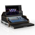 Flypack Case For Chamsys Mq80 With 27” Touch Screen And Keyboard Tray