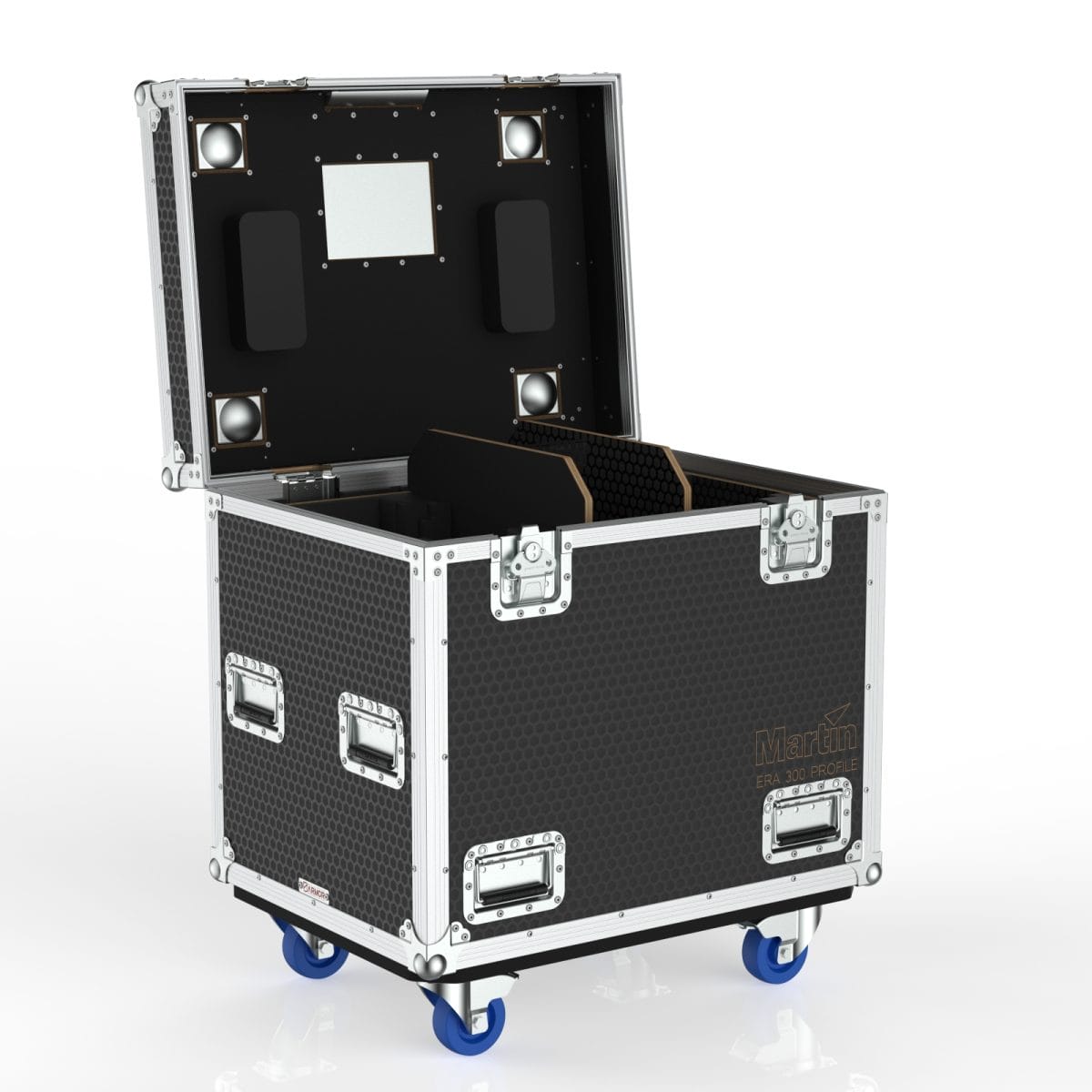 Road Case For 2 Of Martin Era 300 Profile Moving Heads