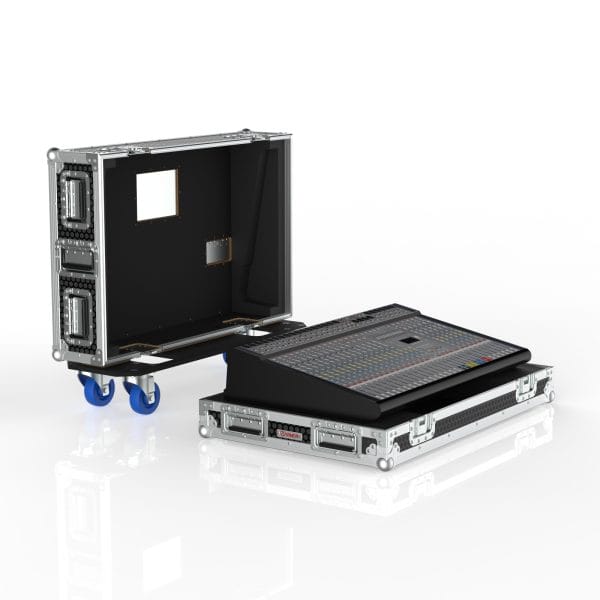 AUDIO MIXER CASE 2 PART ON CASTOR FOR DYNACORD POWERMATE 2200-3