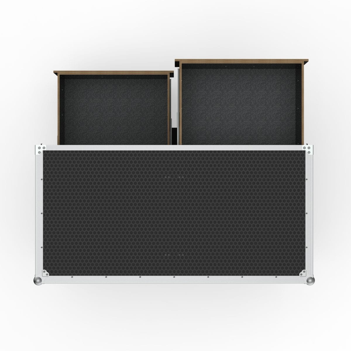 Armor Utility Drawer Case With 6 Drawers, Front Removable Lid With Foldable Leg Assembly