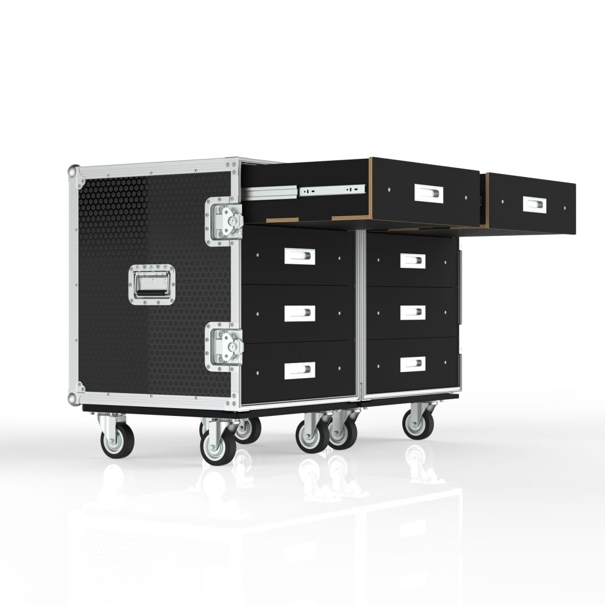 Armor Utility Drawer Clamshell Case With 8 Drawers