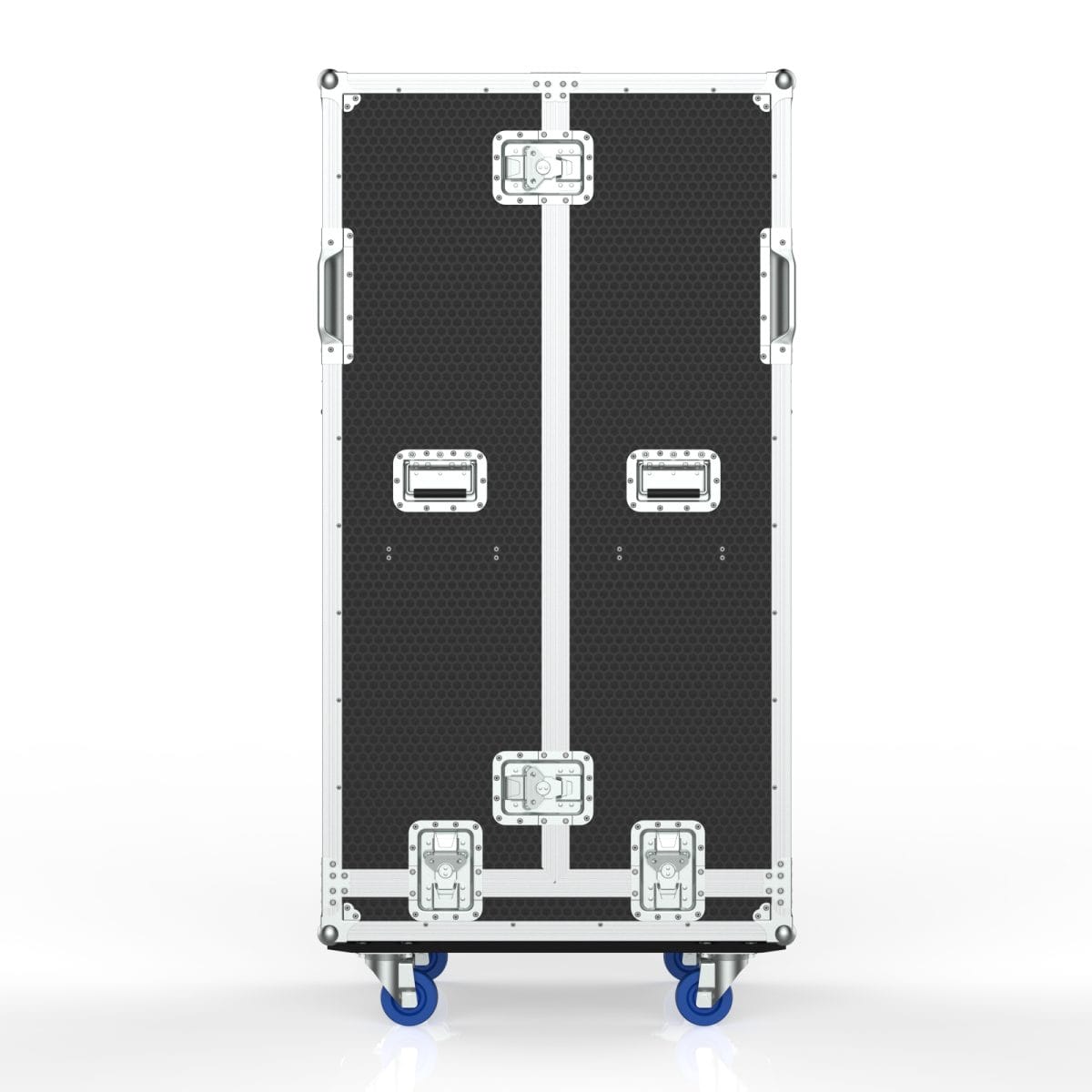 Road Case With Split Lid Design For Intouch Screens Mobile Stand