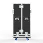Road Case With Split Lid Design For Intouch Screens Mobile Stand