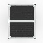 Road Case With Split Lid Design For Intouch Screens Mobile Stand