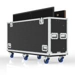 Tv Case With Built In Double Post Lift For 2 Of 31.5&Quot; Lilliput Q31-8K