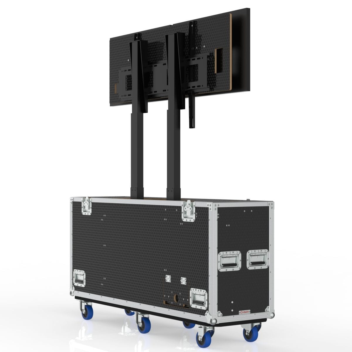 Tv Case With Built In Double Post Lift For 2 Of 31.5&Quot; Lilliput Q31-8K