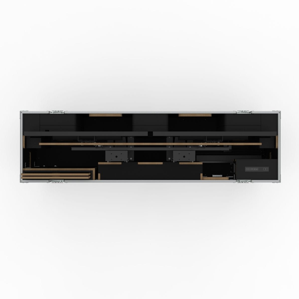 Tv Case With Built In Double Post Lift For 2 Of 31.5&Quot; Lilliput Q31-8K