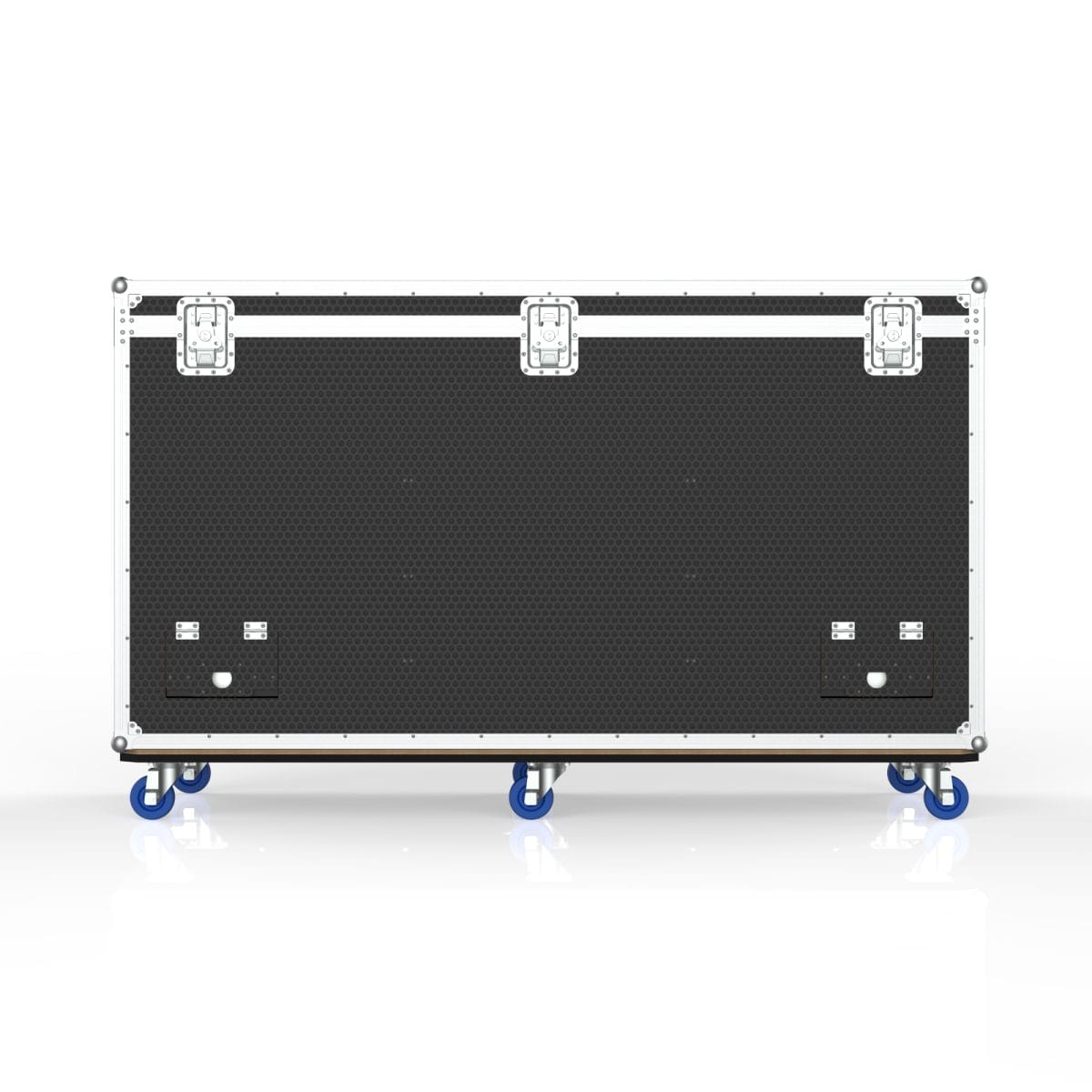 Vision Production Flypack Workstation Road Case With Motorized Lift For 6 Of 27&Quot; Monitors, 8 Drawers
