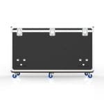 Vision Production Flypack Workstation Road Case With Motorized Lift For 6 Of 27&Quot; Monitors, 8 Drawers