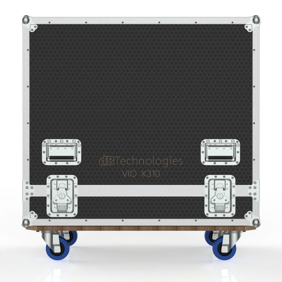 Road Case For Dual D&Amp;B X310 Speakers With Center Storage For 2X Vertical Brackets