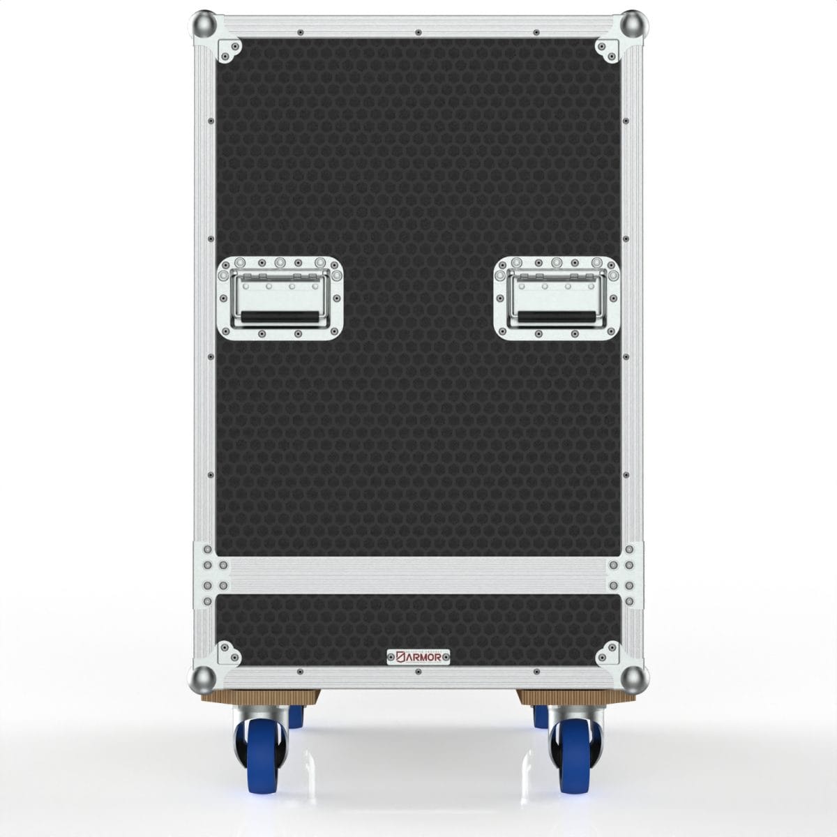 Road Case For Dual D&Amp;B X310 Speakers With Center Storage For 2X Vertical Brackets