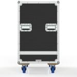 Road Case For Dual D&Amp;B X310 Speakers With Center Storage For 2X Vertical Brackets