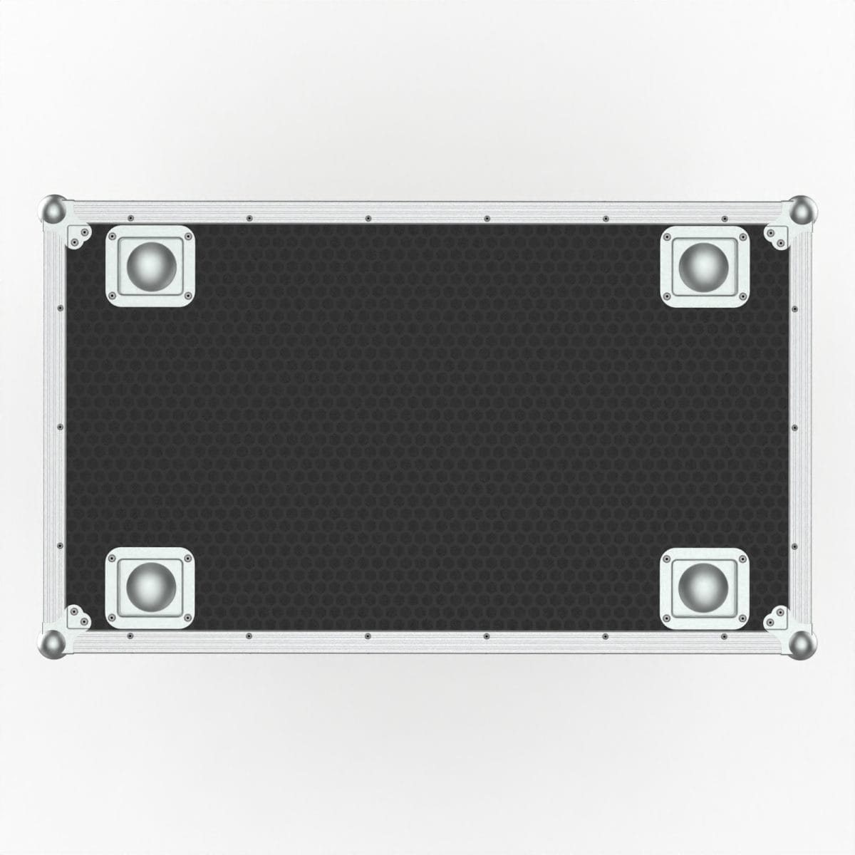 Road Case For Dual D&Amp;B X310 Speakers With Center Storage For 2X Vertical Brackets