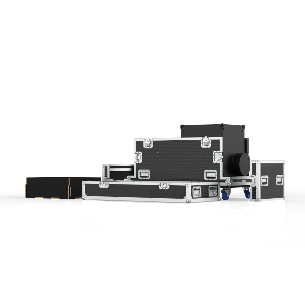 4 Part Road Case, With Lift Out Tray For Carrying Lsg Fog Machine System &Amp; Le Maitre G300 Ii