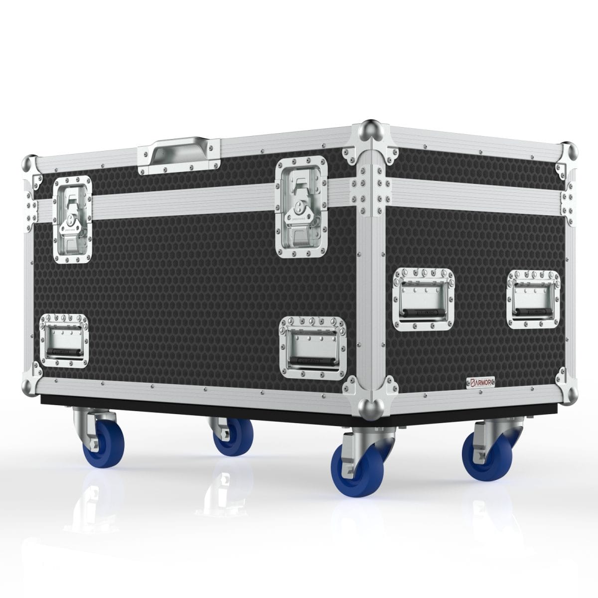 Moving Head Light Road Case For 4 Martin Mac Aura Xip With Storage Space