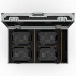 Moving Head Light Road Case For 4 Martin Mac Aura Xip With Storage Space