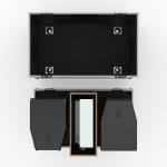 Road Case For Dual D&Amp;B X310 Speakers With Center Storage For 2X Vertical Brackets