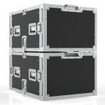 Suspension Rack Case 6U, 600Mm (Rail To Rail), Stackable, Lockable