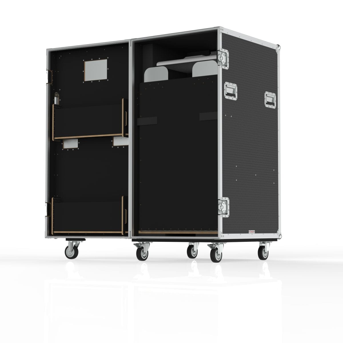 Transport Case With Built In Ramp For Sonosite Lx, With Support Foam Blocks