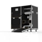 Transport Case With Built In Ramp For Sonosite Lx, With Support Foam Blocks