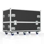 Road Case To Suit 4 X 65&Quot; Hisense U8Hau Screens, Vesa Mounts At Rear Of Screentv-55Q-Hise-U8Hau