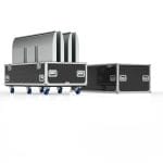 Road Case To Suit 4 X 65&Quot; Hisense U8Hau Screens, Vesa Mounts At Rear Of Screentv-55Q-Hise-U8Hau