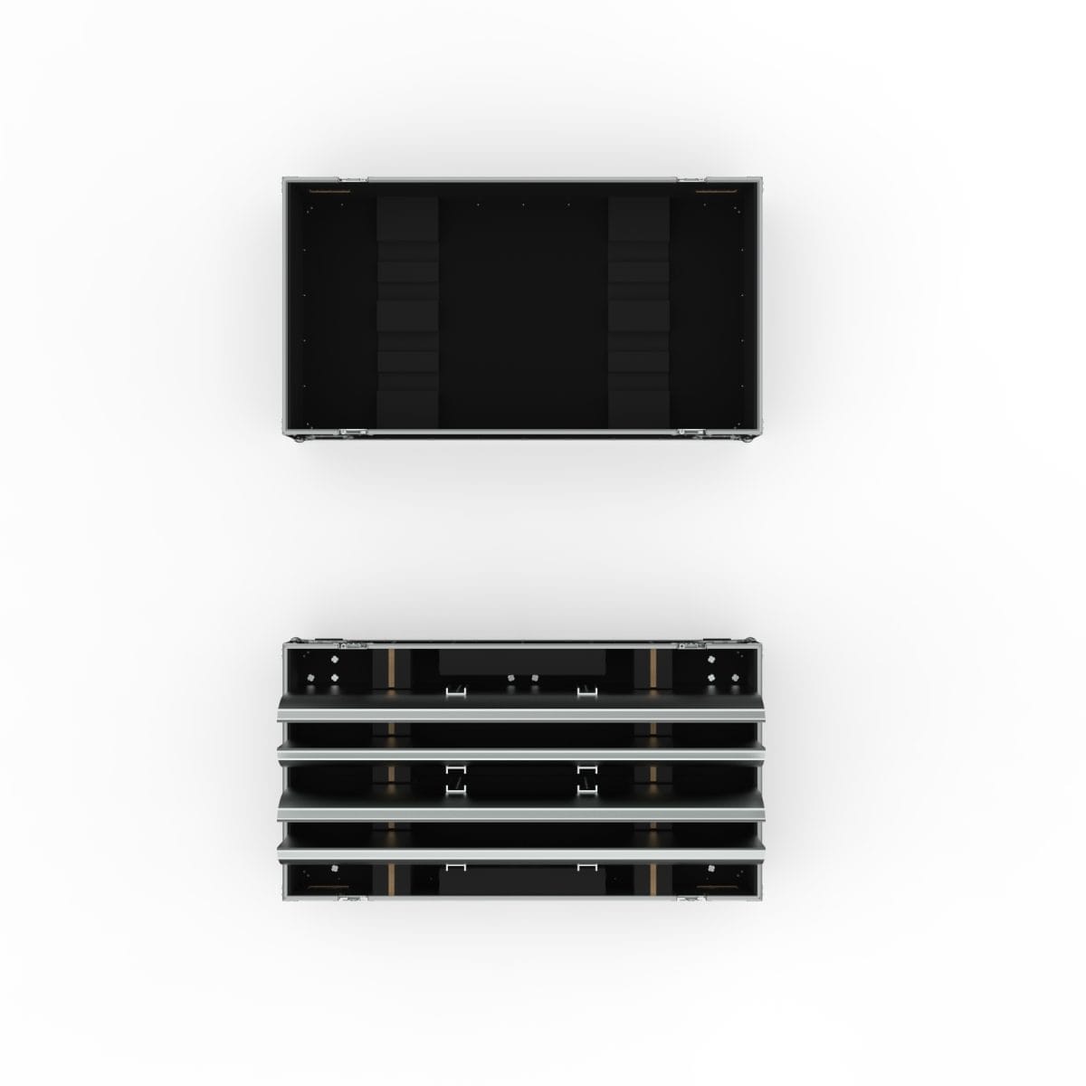 Road Case To Suit 4 X 65&Quot; Hisense U8Hau Screens, Vesa Mounts At Rear Of Screentv-55Q-Hise-U8Hau