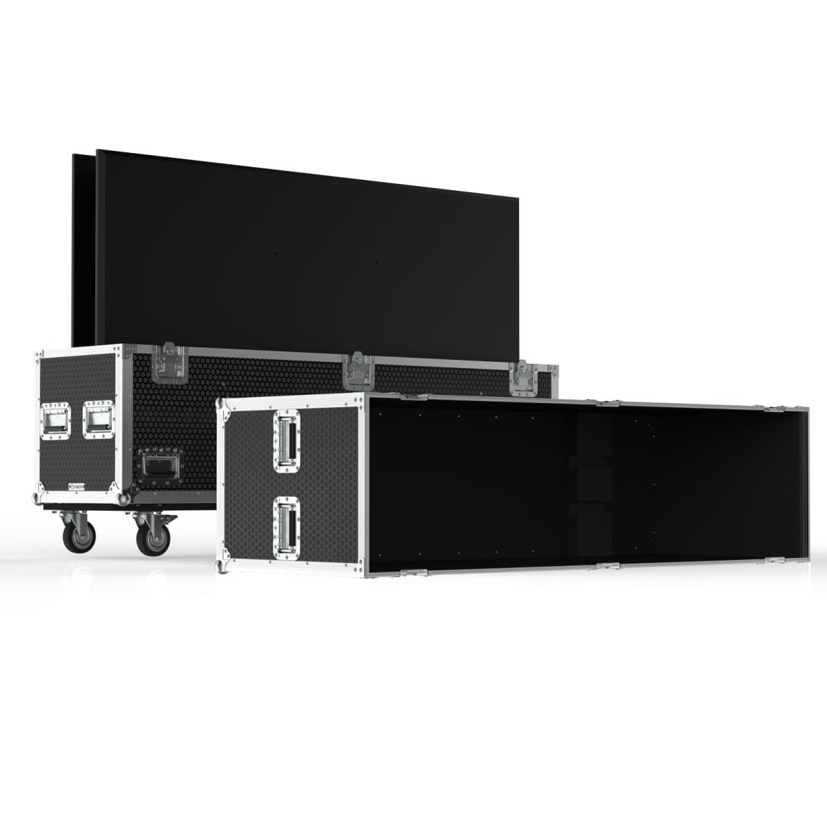 Road Case For 2 Of Samsung Ua75Bu8000W 75” Tvs