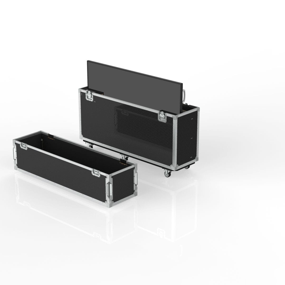 Tv Case With Built In Double Lift For Commbox 65” Model Cbic65S4 Touch Display
