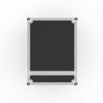 Drawer Case With Front Removable Lid, And Door Pocket, 4 Drawers