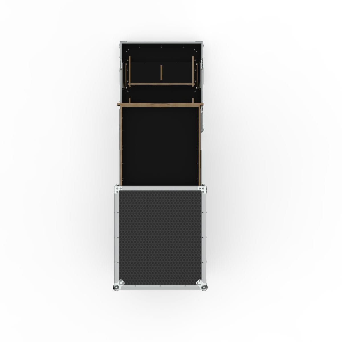 Drawer Case With Front Removable Lid, And Door Pocket, 4 Drawers