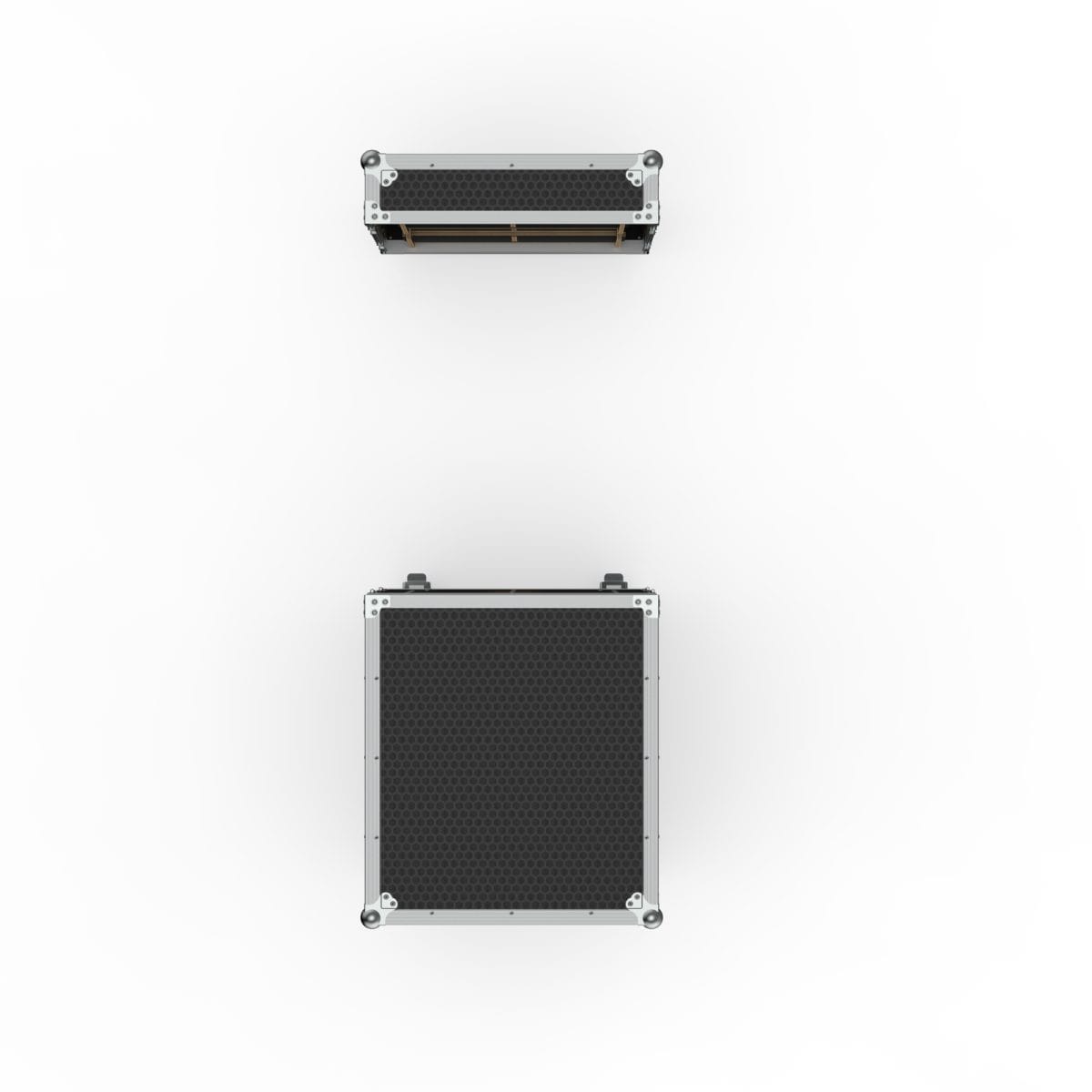 Drawer Case With Front Removable Lid, And Door Pocket, 4 Drawers