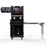 Workstation Case With 12U Standard Rack, Tray, Drawers &Amp; Pdu; Supports 2 Monitors