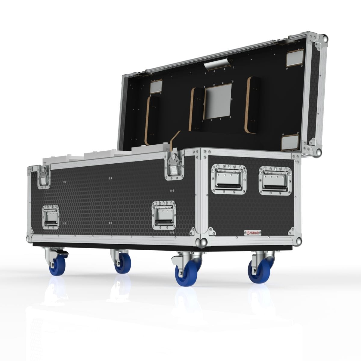 Moving Head Light Case For 6X Claypaky Mini-B Lights With End Storage
