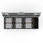 Moving Head Light Case For 6X Claypaky Mini-B Lights With End Storage