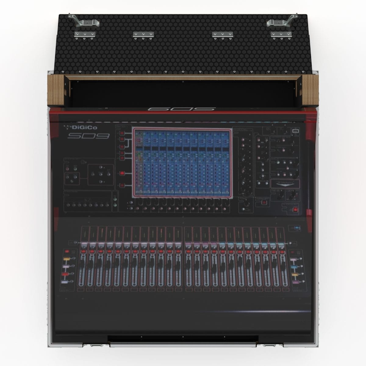 2 Part Audio Mixer Case For Digico Sd9 With Dogbox
