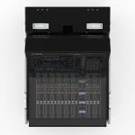 3 Part Mixer Case For Yamaha Dm7 Compact Mixer, With Castors And Dog Box, 2U Rack