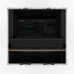 3 Part Mixer Case For Yamaha Dm7 Compact Mixer, With Castors And Dog Box, 2U Rack
