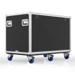 Foam Shock Proof Double Rack 13U, 550Mm, With Slam Lids