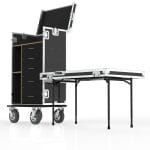 Fp1-D-Or Workstation Case With 8&Quot; Off Road Castors, Built In 6Way Pdu