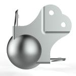Armor C3102B 3-Legged Large Ball Corner With 30Mm Offset, 1.4Mm Thickness