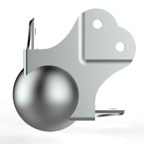 ARMOR C3102B 3-LEGGED LARGE BALL CORNER WITH 30MM OFFSET, 1.4MM THICKNESS