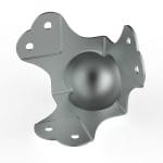 Armor C3102B 3-Legged Large Ball Corner With 30Mm Offset, 1.4Mm Thickness