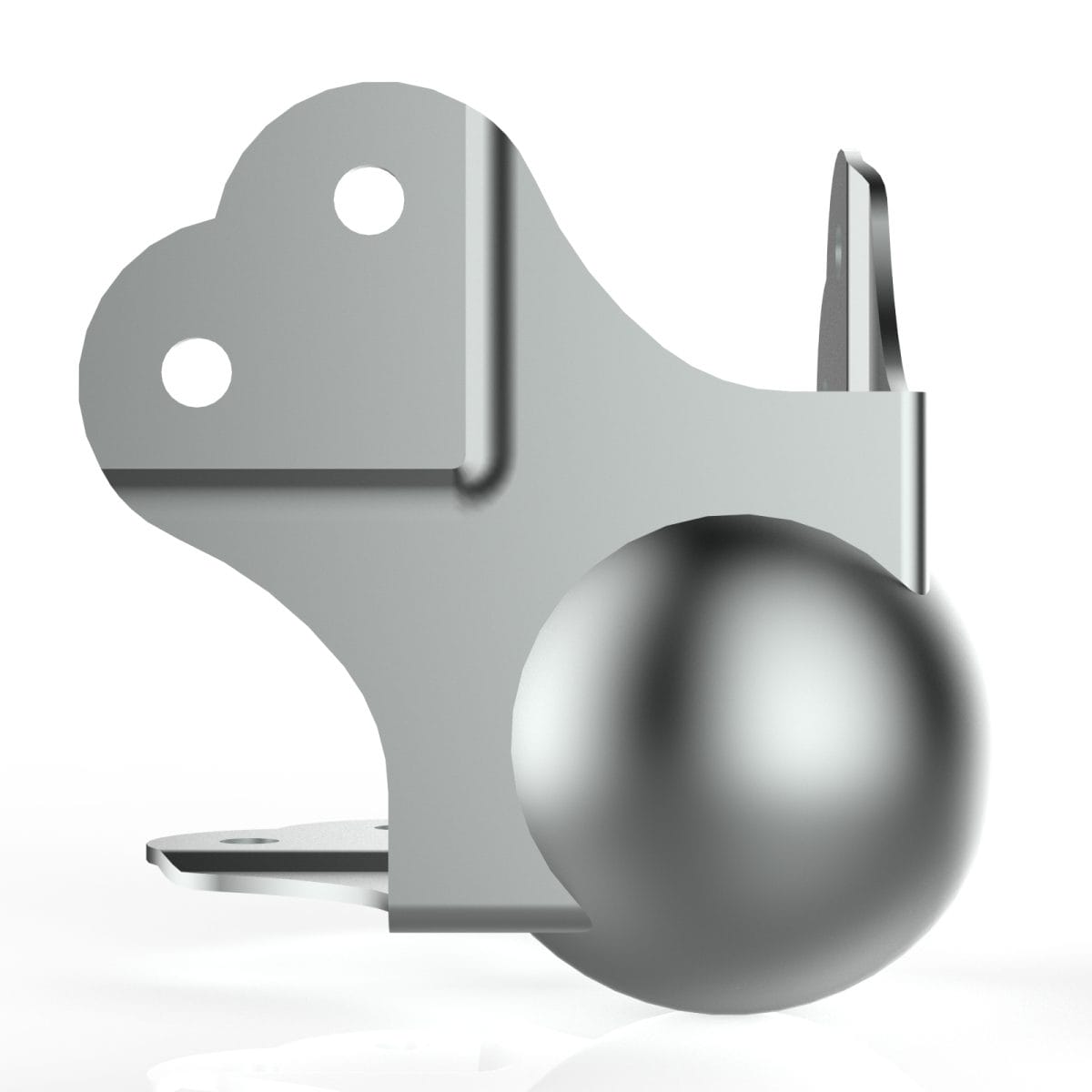 Armor C3102B 3-Legged Large Ball Corner With 30Mm Offset, 1.4Mm Thickness