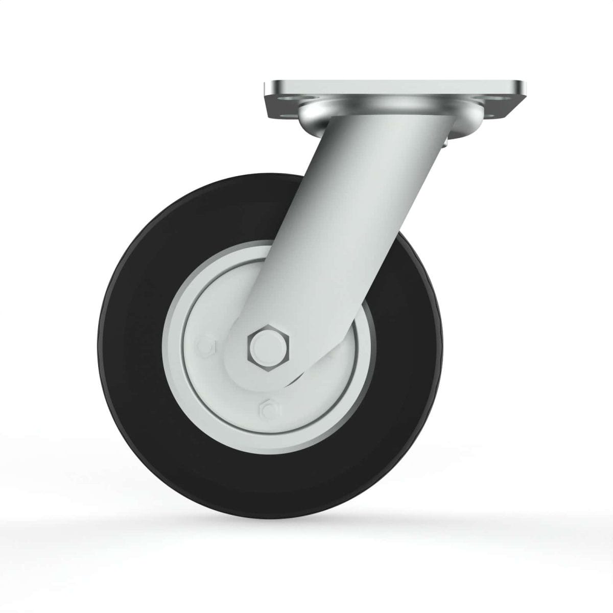 Nx Pneumatic P6 6&Quot; Swivel Castor, 158Mm Diameter, 80Kg, 194Mm Installed Height