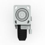 Nx Pneumatic P8 8&Quot; Swivel Castor 200Mm, Braked, 120Kg, 253Mm Installed Height